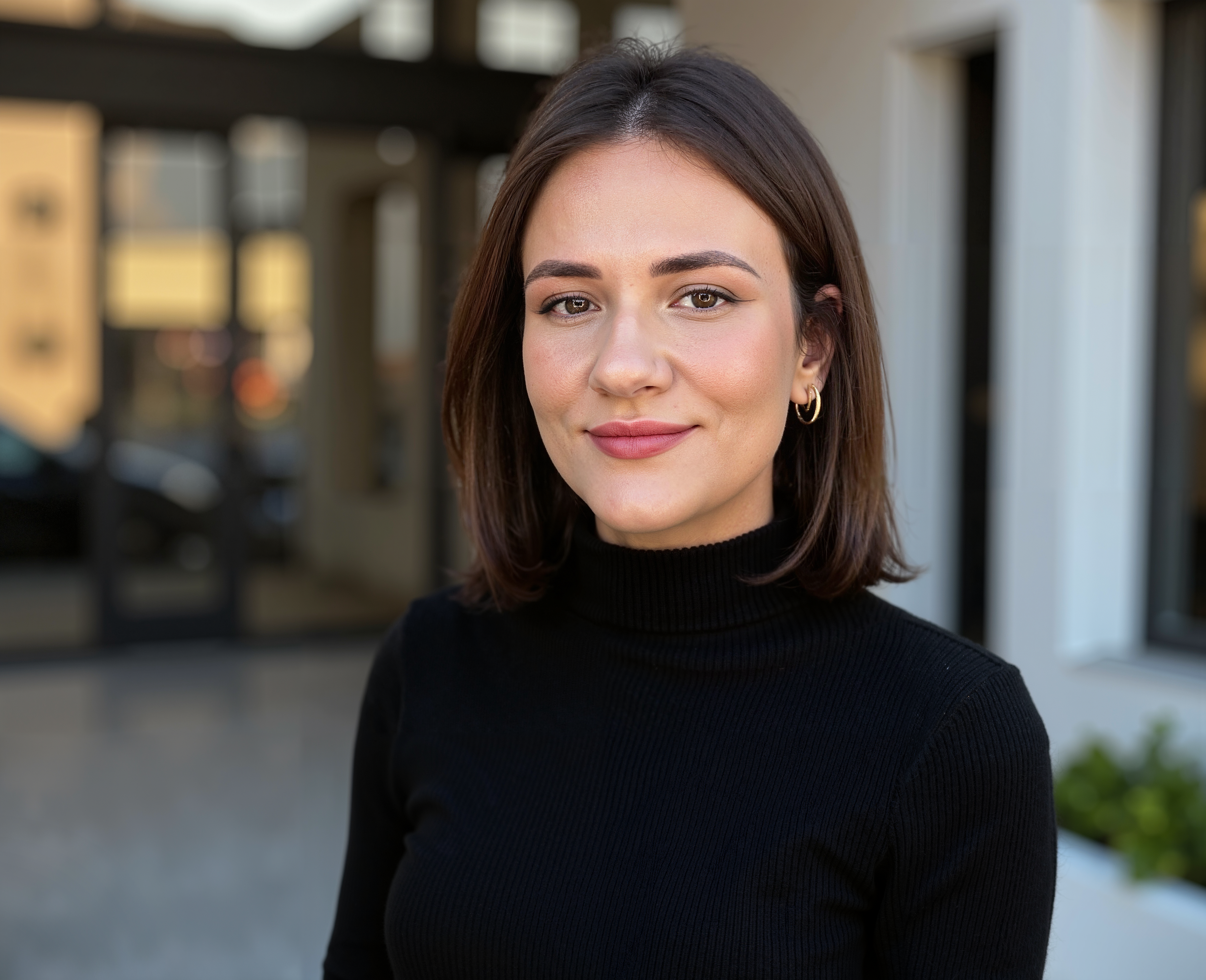 Logo on colored background