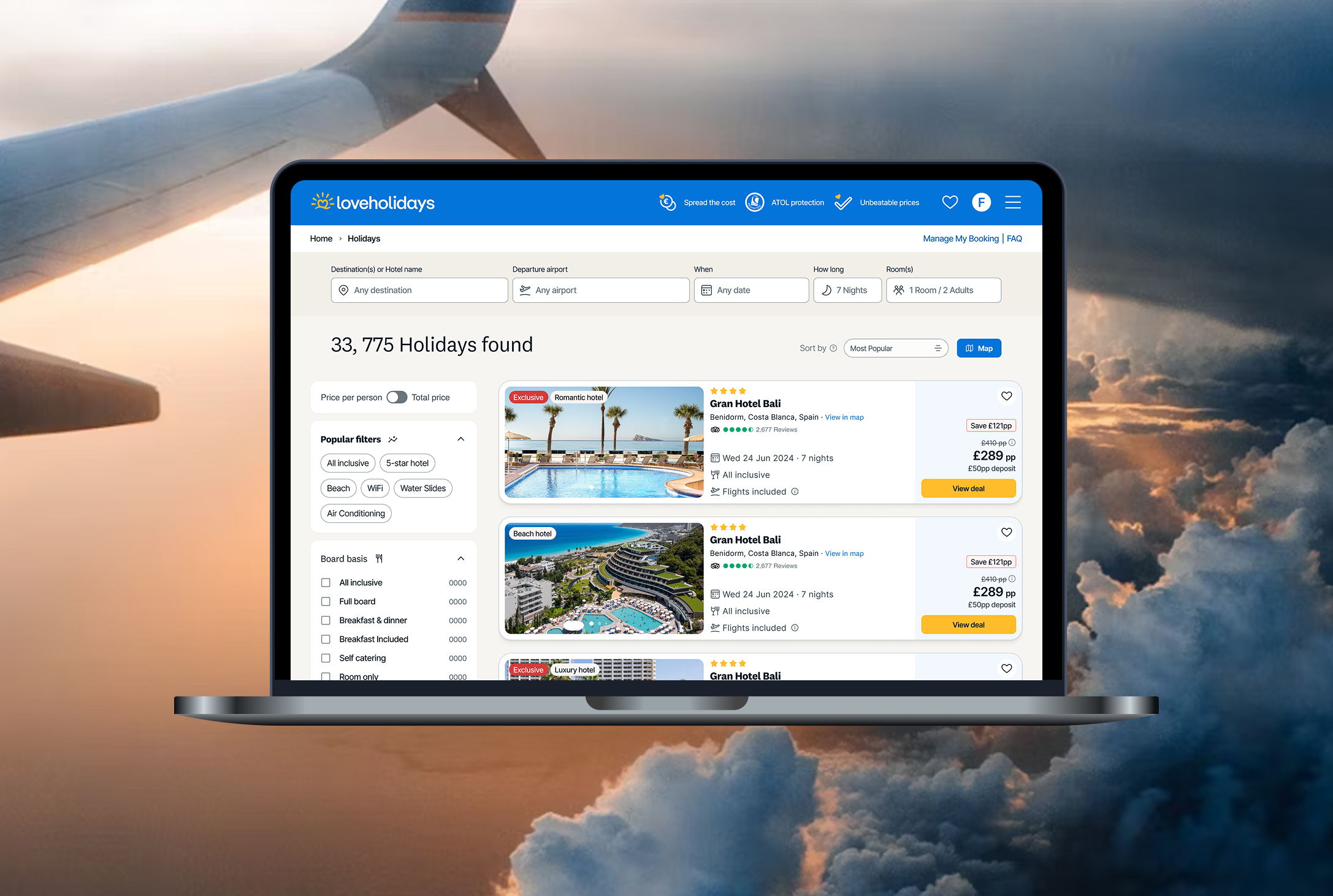 Logo on colored background